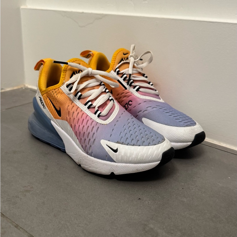Nike Womens Rainbow Sneakers Air Max 270